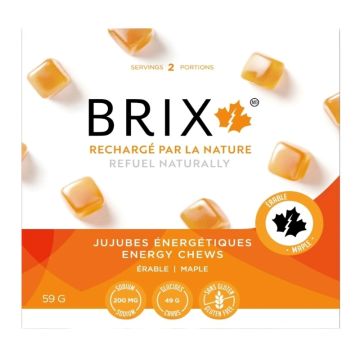 Jujubes énergétiques érable végétaliens