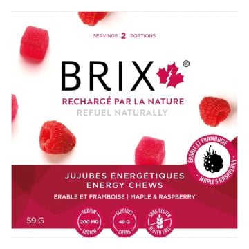 Jujubes énergétiques framboise végétalien