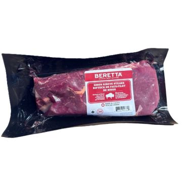 Bifteck de faux filet de bison  