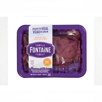 Sliced Grain-Fed Veal Liver