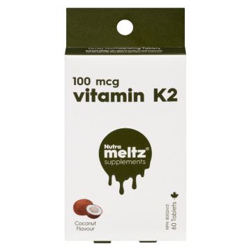 Coconut Flavour Vitamin K2 100 mcg - Bones Health