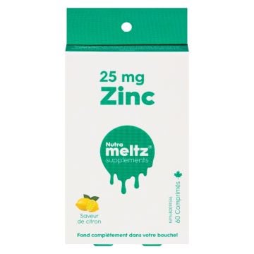 Zinc 25 mg citron - Immunité