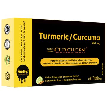 Turmeric 250 mg Lime and Cinnamon Flavour - Digestion and Joints