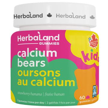 Ourson de calcium pour enfants fraise banane