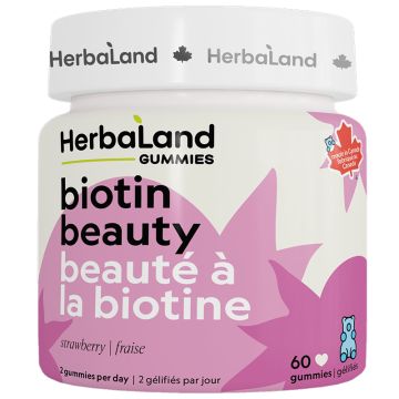 Beauté à la biotine fraise - Peau, ongles et cheveux