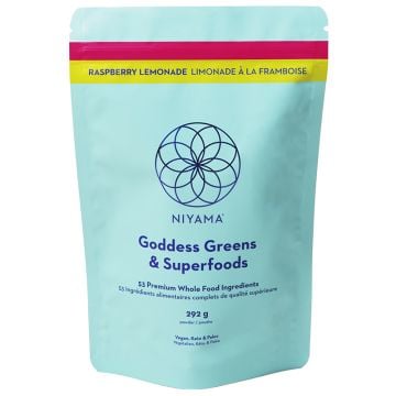 Goddess Greens & Superfoods antioxydant limonade framboise 30 portions