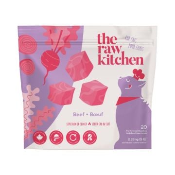 Nourriture fraîche pour chat boeuf