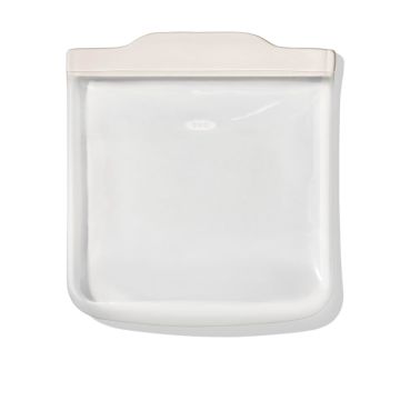 Sac réutilisable silicone collation 12 onces Blanc