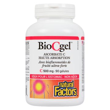 BioCgel Ascorbate C Haute Absorption 500 mg - Os et santé dentaire