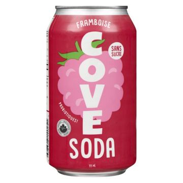 Soda framboise biologique