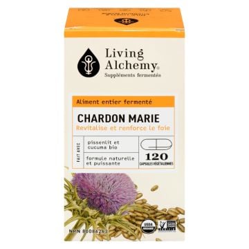 Organic Fermented Milk Thistle 100 mg - Revitalizes & Strengthens Liver