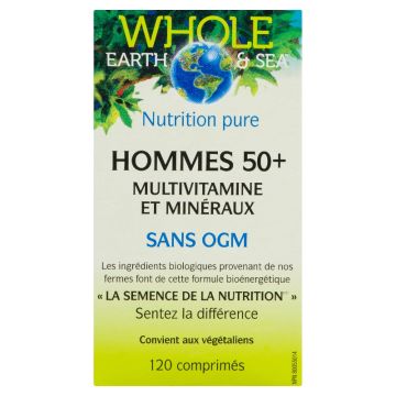 Multivitamines et minéraux 50ans et + - Santé de l'homme 