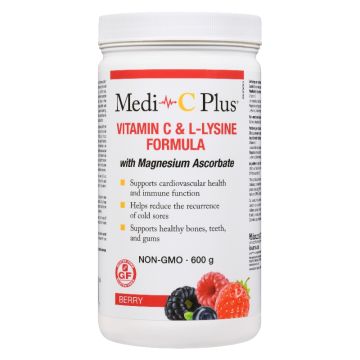 Vitamin C and L-Lysine with Magnesium Ascorbate Berries 120 Servings