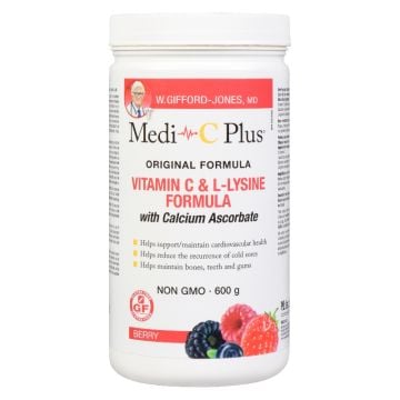 Vitamin C and L-lysine with Calcium Ascorbate Berry 120 Servings