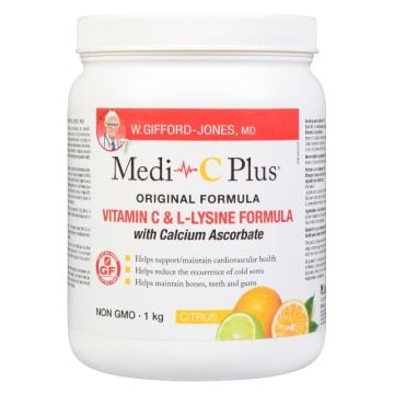 Vitamin C and L-lysine with Calcium Ascorbate Citrus 200 Servings