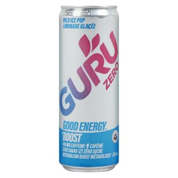 Boisson énergie zéro limonade glacée biologique