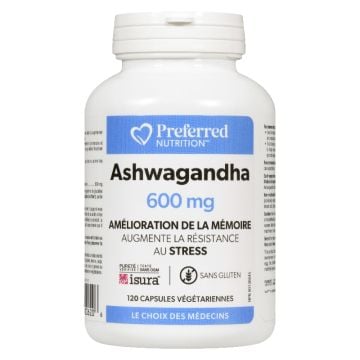 Ashwagandha 600 mg - Mémoire et stress