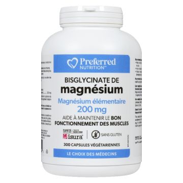 Bisglycinate de magnésium 200 mg - Muscles