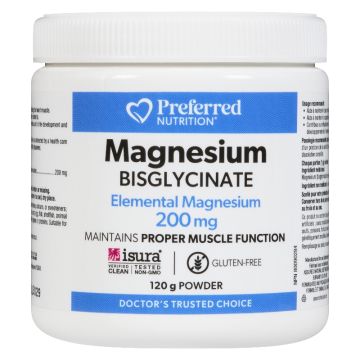 Magnesium Bisglycinate 200 mg Muscles 120 Servings