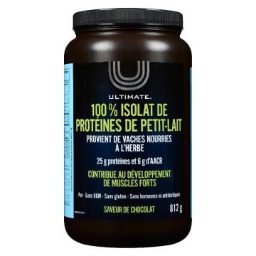 100 % isolat de protéines de petit-lait chocolat 24 portions