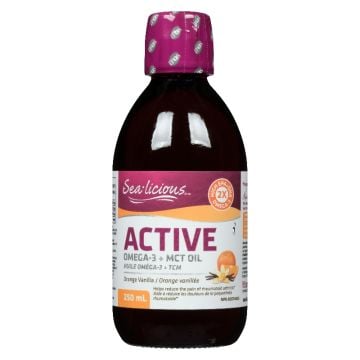 Active oméga-3 + huile TCM orange vanillée
