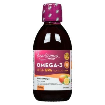 Oméga-3 taux élevés AEP citron mangue
