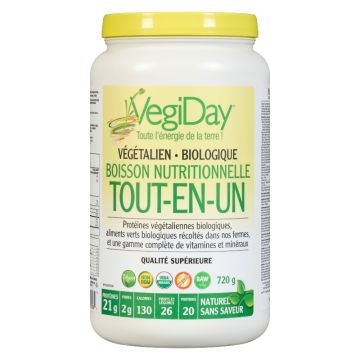 Boisson nutritionnelle tout-en-un naturel sans saveur 20 portions