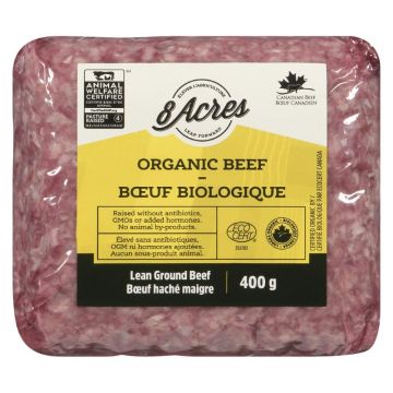 Bœuf haché maigre biologique