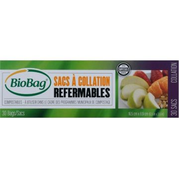 Sacs à collation refermables