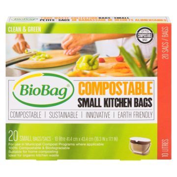 Small 10 Litre Kitchen Compostable Bags