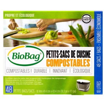 Small 10 Litre Compostable Kitchen Bags Value Pack