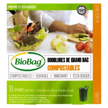 35 Liter Compostable Large Bags