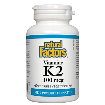 Vitamine K2 100 mcg MK-7 produit du nato - Santé osseuse