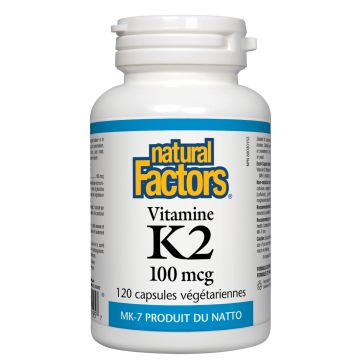 Vitamine K2 100 mcg MK-7 produit du nato - Santé osseuse