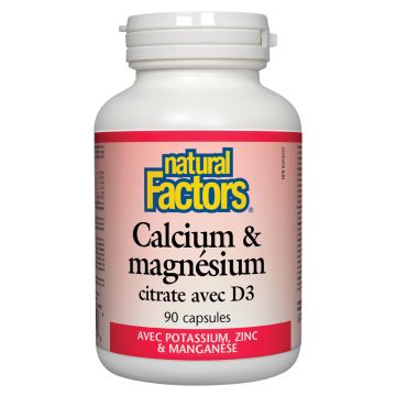 Calcium et magnésium citrate avec vitamine D3 - Minéraux