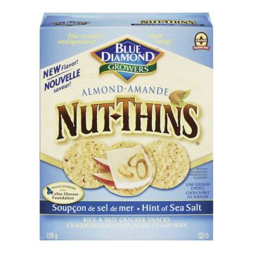 Craquelins Nut-Thins amandes sel de mer