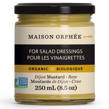 Moutarde de Dijon crue biologique