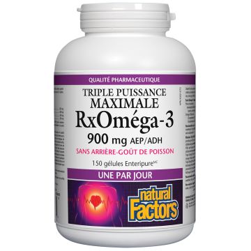 RxOméga-3 Triple puissance maximale 900 mg - Acides gras