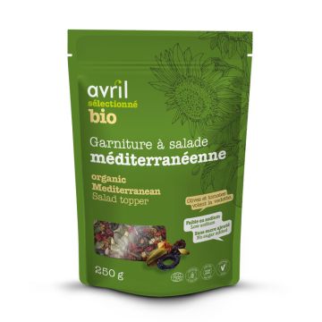 Garniture à salade méditerranéenne biologique
