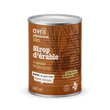 Organic Pure Amber Maple Syrup
