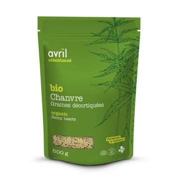Graines de chanvre décortiquées biologiques