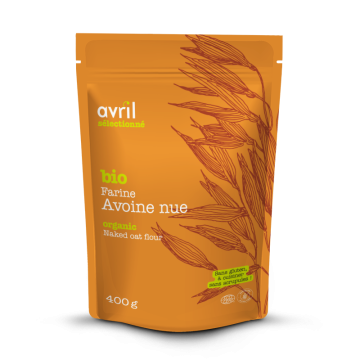 Farine d'avoine nue biologique