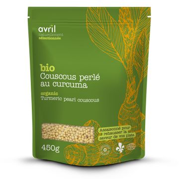 Couscous perlé au curcuma biologique