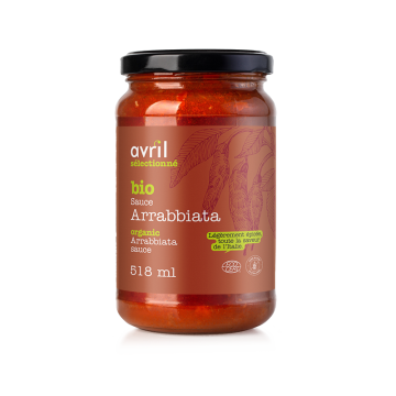 Sauce arrabbiata biologique pour pâtes