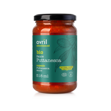 Sauce puttanesca biologique pour pâtes