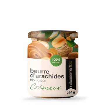beurre d'arachides crémeux biologique