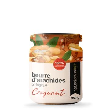 beurre d'arachides croquant biologique