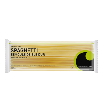 Spaguetti à la semoule de blé dur tréfilés au bronze biologiques