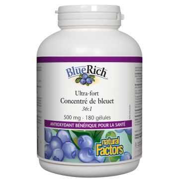 Concentré de bleuet ultra-fort 36:1 500 mg - Antioxydant