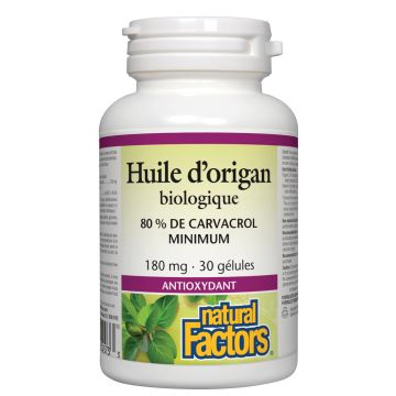 Huile d’origan 180 mg - Antioxydants